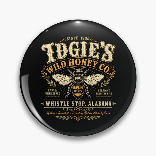 Item preview, Idgies Wild Honey Co Whistle Stop Alabama Vintage Bee Design designed and sold by Arens ★★★★★.