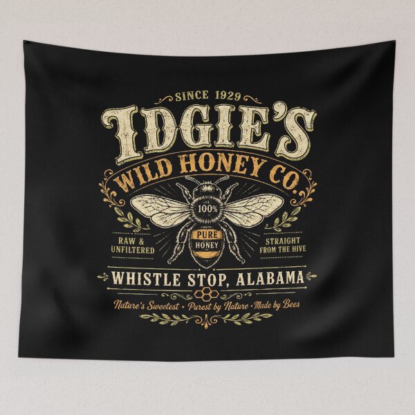 Item preview, Idgies Wild Honey Co Whistle Stop Alabama Vintage Bee Design designed and sold by Arens ★★★★★.