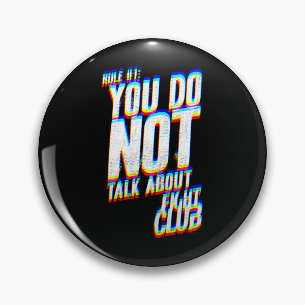Item preview,  Rule #1 – Fight Club Typography designed and sold by Wawan35200.