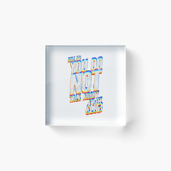 Item preview,  Rule #1 – Fight Club Typography designed and sold by Wawan35200.