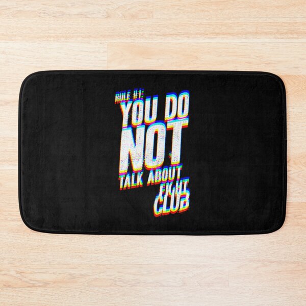 Item preview,  Rule #1 – Fight Club Typography designed and sold by Wawan35200.