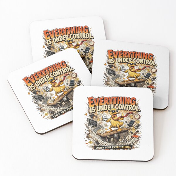 Item preview, Everything Is Under Control – Funny Sarcastic Duck Comic designed and sold by Cavalier-org.