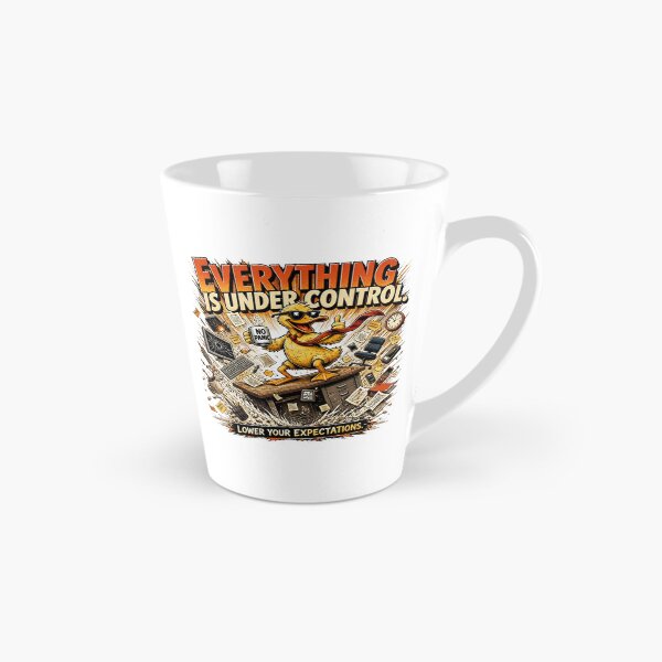 Item preview, Everything Is Under Control – Funny Sarcastic Duck Comic designed and sold by Cavalier-org.