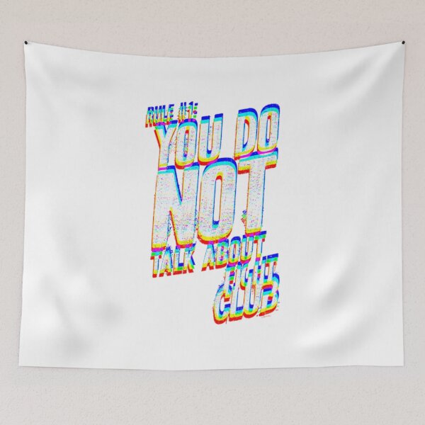 Item preview,  Rule #1 – Fight Club Typography designed and sold by Wawan35200.