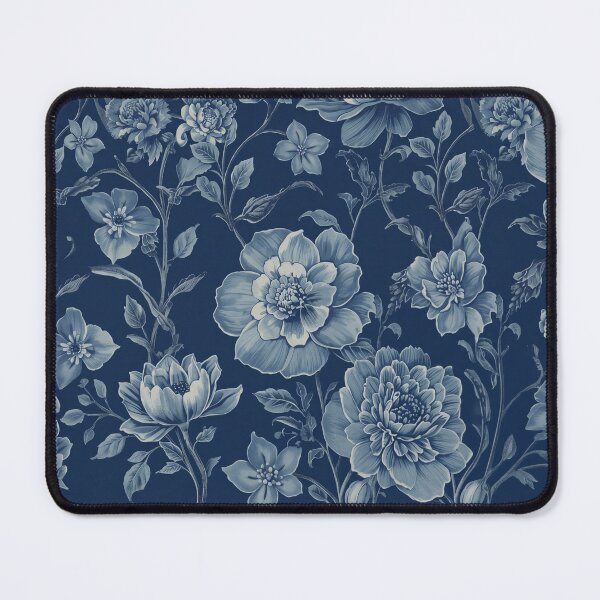 Item preview, Vintage Midnight Blue Botanical Pattern designed and sold by ArtLiberatis.