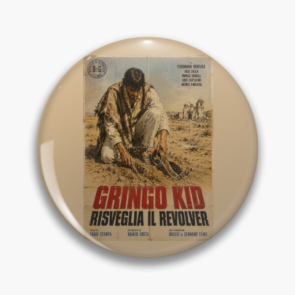 Artikelvorschau, Gringo Kid: Risveglia il Revolver – Fiktives Spaghetti-Western-Poster entworfen und verkauft von Histoire s du Cinéma B.