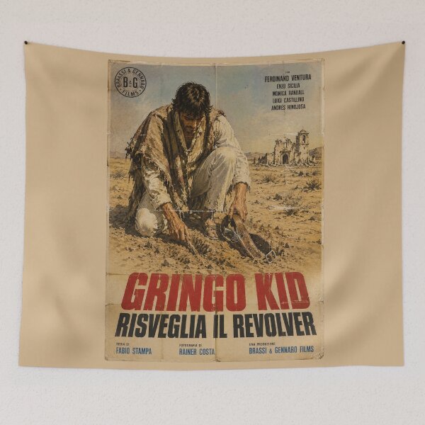 Item preview, Gringo Kid: Risveglia il Revolver – Fictional Spaghetti Western Poster designed and sold by Histoire s du Cinéma B.