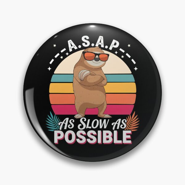 Item preview, ASAP As Slow As Possible Sloth Sunglasses designed and sold by wyattlinh1998.