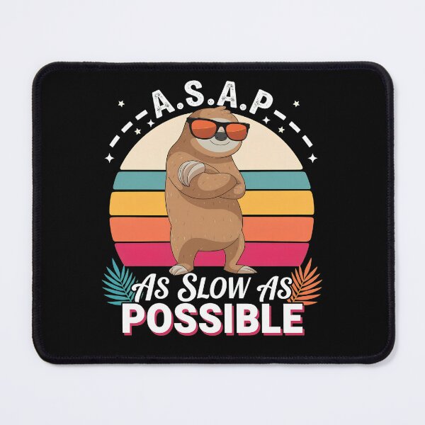 Item preview, ASAP As Slow As Possible Sloth Sunglasses designed and sold by wyattlinh1998.