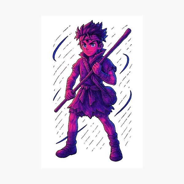 Item preview, Young Warrior - Determined Pose designed and sold by AnimeShin.