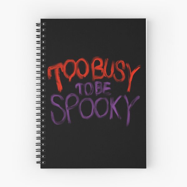 Item preview, Too Busy To Be Spooky Wavy Retro Typography Halloween Quote⁠ designed and sold by Teenidesign .