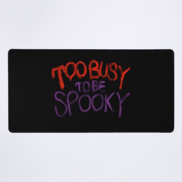 Item preview, Too Busy To Be Spooky Wavy Retro Typography Halloween Quote designed and sold by Teenidesign .