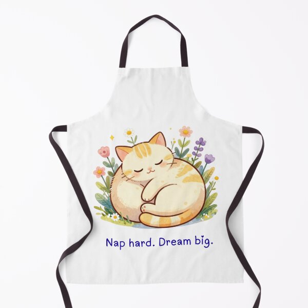 Item preview, Nap Hard Dream Big Shirt | Cute Sleeping Cat T-Shirt, Watercolor Floral Kitten Tee, Cottagecore Aesthetic Cat Lover Gift, Cozy Napping Shirt designed and sold by Good Day Design.
