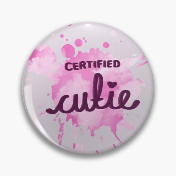 Item preview, Certified Cutie Paint Splatter - Preppy Pink designed and sold by Asha-Art.