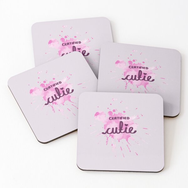 Item preview, Certified Cutie Paint Splatter - Preppy Pink designed and sold by Asha-Art.