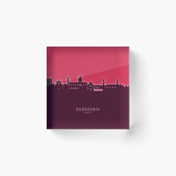 Item preview, Dubrovnik Croatia Skyline designed and sold by ArtPrints.
