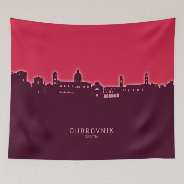 Artikelvorschau, Skyline von Dubrovnik, Kroatien entworfen und verkauft von ArtPrints.