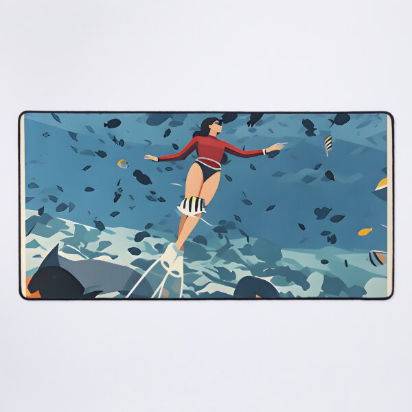 Item preview, Krabi Coral Reef Symphony – Vintage Marine Poster designed and sold by Spirit of Siam.