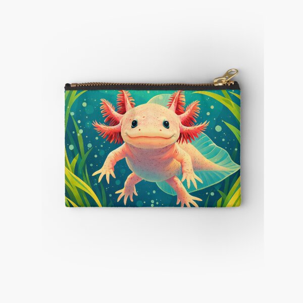 Item preview, Axolotl Retro Style Digital Animal Art designed and sold by kakarikihill.