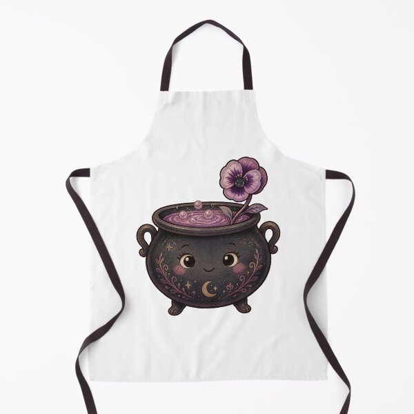 Item preview, Friendly Cauldron with Purple Flower designed and sold by The-Art-of-D.