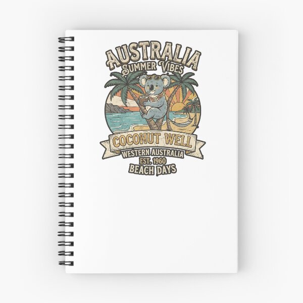 Item preview, Australia Summer Vibes Vintage Koala Beach Retro Travel  designed and sold by Yellowriversss.