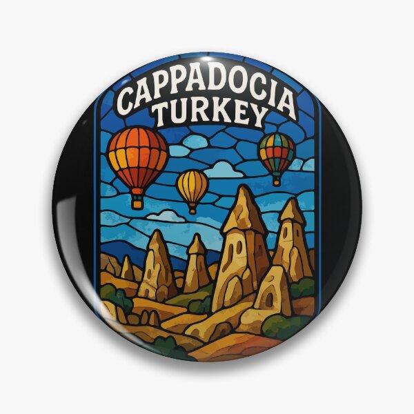 Item preview, Cappadocia Turkey Stained Glass Travel designed and sold by TomFrontierArt.