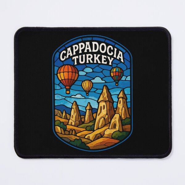 Item preview, Cappadocia Turkey Stained Glass Travel designed and sold by TomFrontierArt.