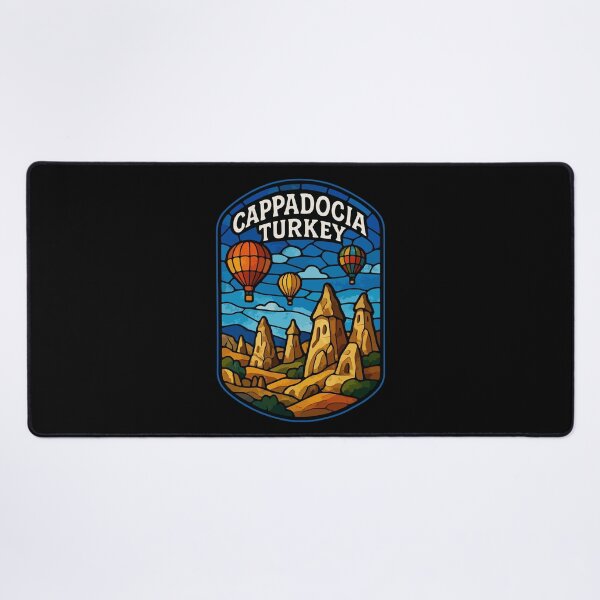Item preview, Cappadocia Turkey Stained Glass Travel designed and sold by TomFrontierArt.