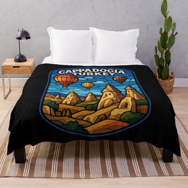 Item preview, Cappadocia Turkey Stained Glass Travel designed and sold by TomFrontierArt.
