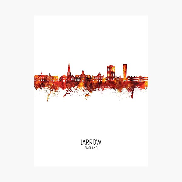 Item preview, Jarrow England Skyline designed and sold by ArtPrints.