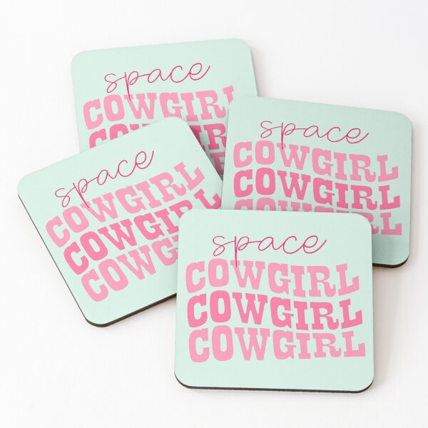 Item preview, Space Cowgirl Pink Western Retro Typography designed and sold by Vicky021.