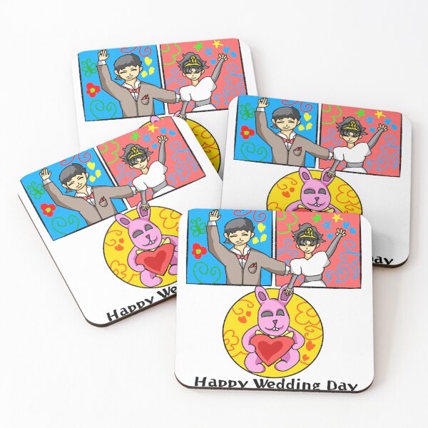 Item preview, happy wedding day happy Doodle art designed and sold by Hijunteee.
