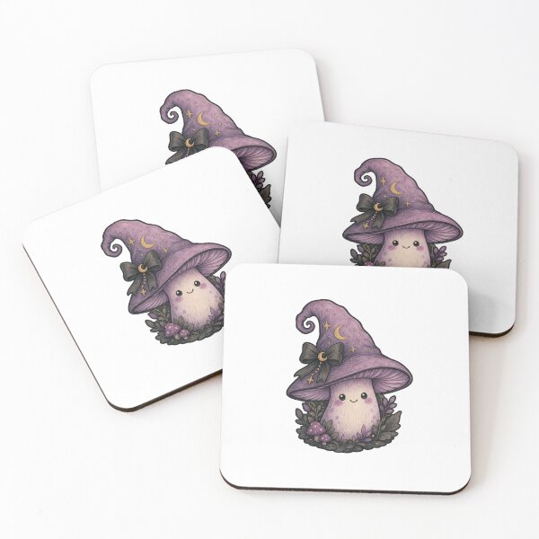 Item preview, Lavender Mushroom with Witch Hat Cap designed and sold by The-Art-of-D.