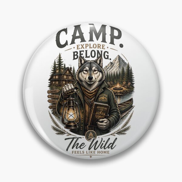 Item preview, Explore Belong Wolf Camper designed and sold by Sovereign Supply Co..
