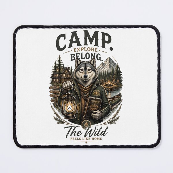 Item preview, Explore Belong Wolf Camper designed and sold by Sovereign Supply Co..