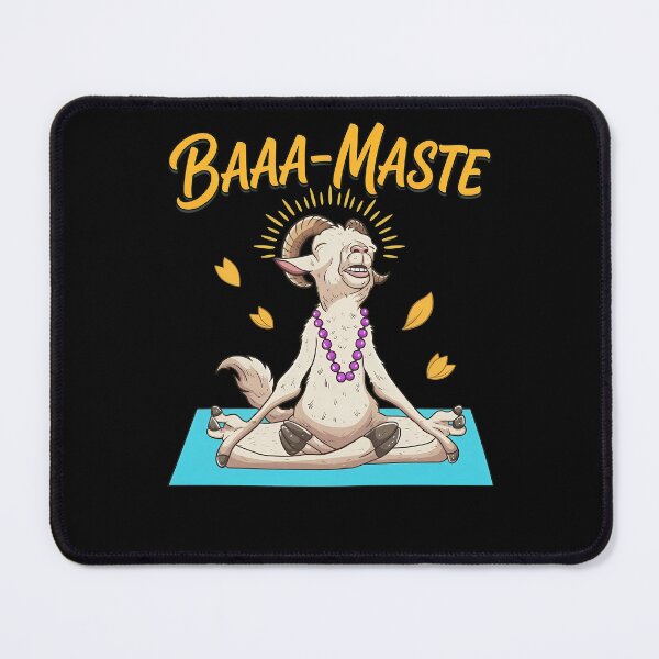 Item preview, BAAA-MASTE Funny Goat Yoga Meditation designed and sold by Polycarz.