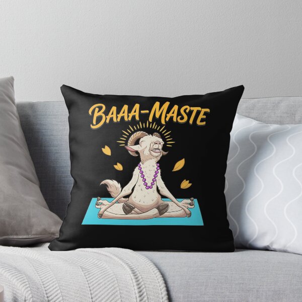 Item preview, BAAA-MASTE Funny Goat Yoga Meditation  designed and sold by Polycarz.