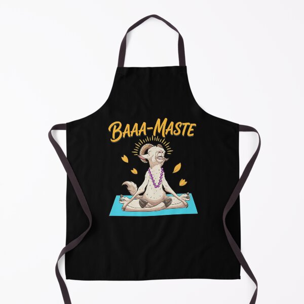 Item preview, BAAA-MASTE Funny Goat Yoga Meditation designed and sold by Polycarz.
