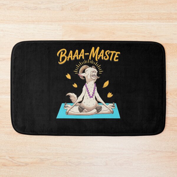 Item preview, BAAA-MASTE Funny Goat Yoga Meditation  designed and sold by Polycarz.