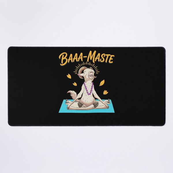 Item preview, BAAA-MASTE Funny Goat Yoga Meditation designed and sold by Polycarz.