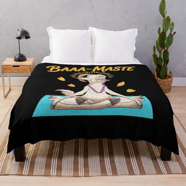 Item preview, BAAA-MASTE Funny Goat Yoga Meditation  designed and sold by Polycarz.