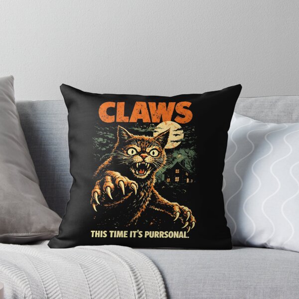 Item preview, Claws Retro Horror Cat Movie designed and sold by Imaginationbeyond.