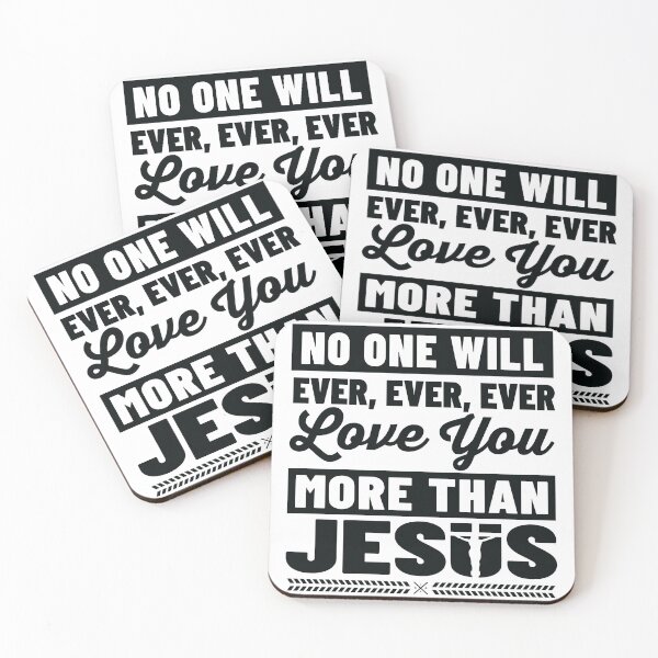 Aperçu de l'œuvre No One Will Ever Love You More Than Jesus créée et vendue par Awarrie.