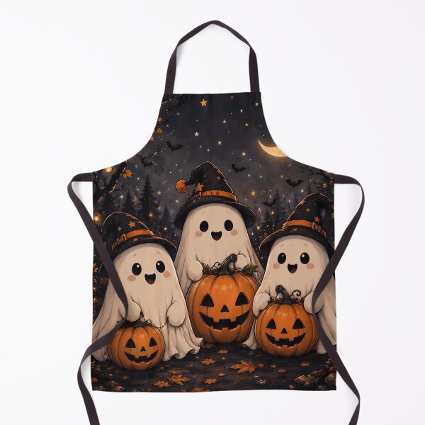 Item preview, Cute Ghost Pumpkin Halloween Spooky designed and sold by Soluna Studio.