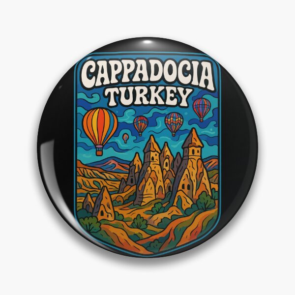 Item preview, Cappadocia Turkey Anatolia Trippy Art Travel designed and sold by TomFrontierArt.