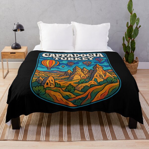 Item preview, Cappadocia Turkey Anatolia Trippy Art Travel designed and sold by TomFrontierArt.
