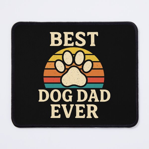 Item preview, Best Dog Dad Ever Vintage Retro Paw Print designed and sold by GiaoCalonas.