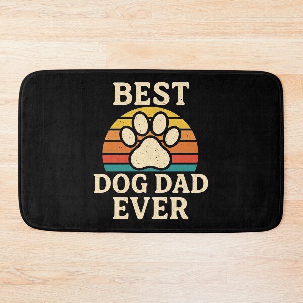 Item preview, Best Dog Dad Ever Vintage Retro Paw Print designed and sold by GiaoCalonas.