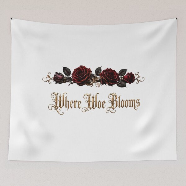Item preview, Where Woe Blooms Gothic Roses designed and sold by The Curator of Woe.