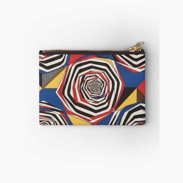 Item preview, Hypnotic Op Art Vortex: Primary Colors Geometric Pattern designed and sold by Dzblack.